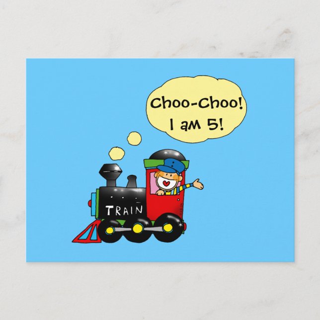 Carte Postale Enfant de 5 ans (Devant)