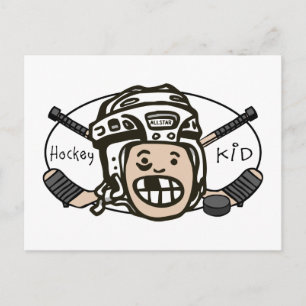 Carte Postale Enfant de hockey