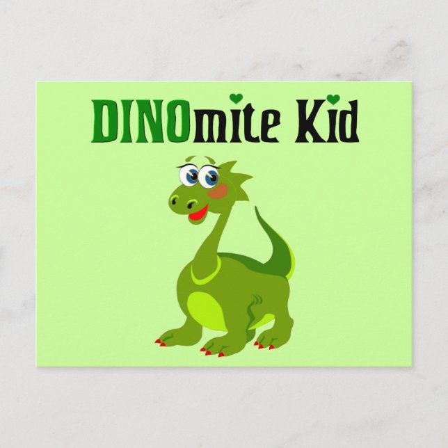 Carte Postale Enfant Dinomite (Devant)