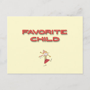Carte Postale Enfant favori