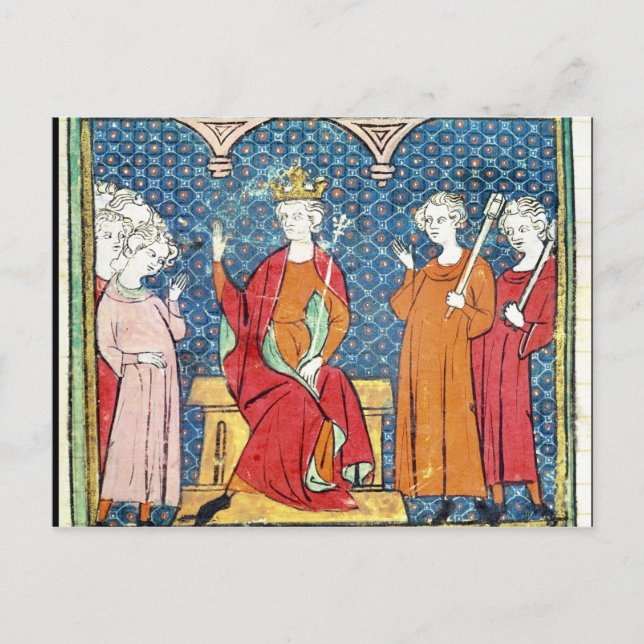 Carte Postale Enfant II, Roi mérovingien d'Austrasia (Devant)
