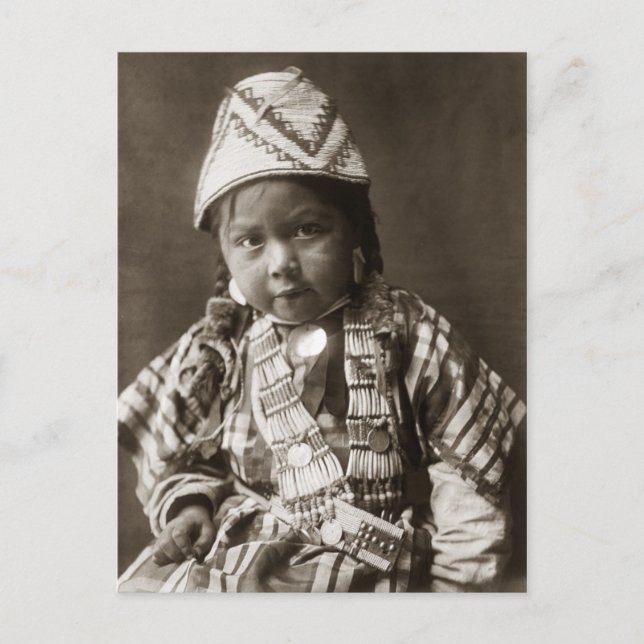 Carte Postale Enfant indien de Wishham (Devant)