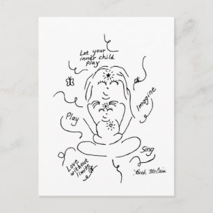 Carte postale enfant interne