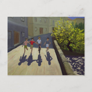Carte Postale Enfants à la tête de Lesbos 1999