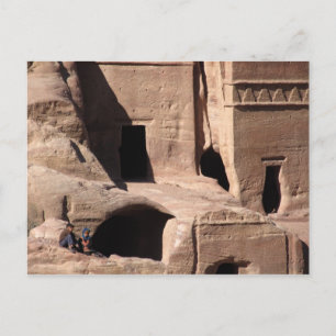 Carte postale Enfants à Petra