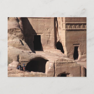 Carte postale Enfants à Petra