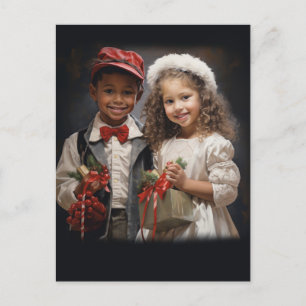 Carte Postale Enfants Aiment Couple