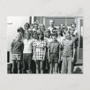 Carte Postale Enfants d'une école est-allemande 1976