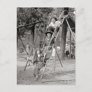 Carte Postale Enfants en costume, 1922