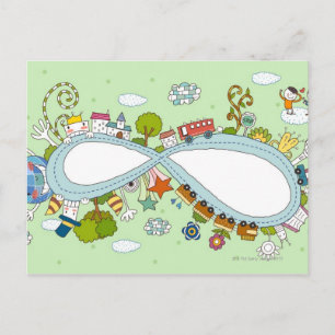 Carte Postale Enfants Jouant 2