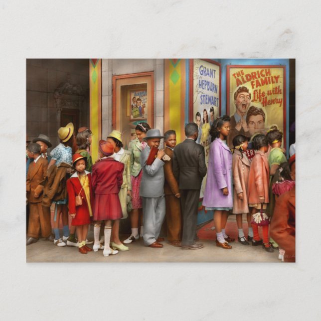 Carte Postale Enfants - Le Matinée du Dimanche 1941 (Devant)