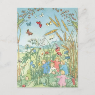 Carte Postale Enfants Racines Sibylle Von Olfers