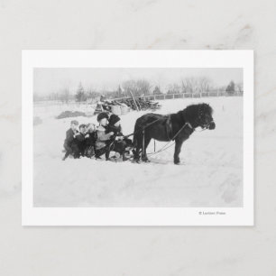 Carte Postale Enfants sur pilotis pivots Photo