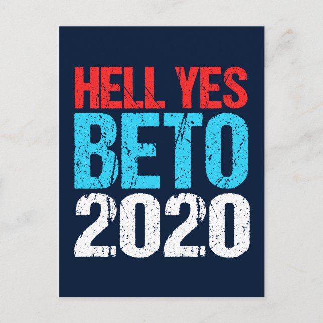 Carte Postale Enfer Oui Beto 2020 (Devant)