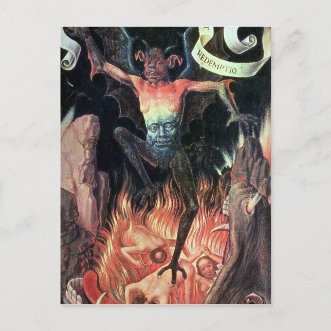 Carte Postale Enfer, panneau de droite de Triptyque de Terre (Devant)