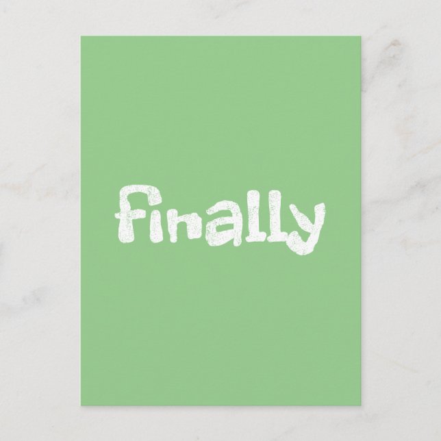 Carte Postale enfin (Devant)