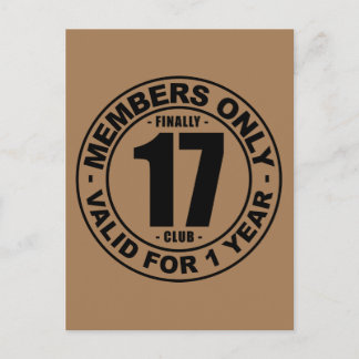 Carte Postale Enfin 17 club