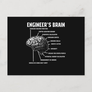 Carte Postale Engineers Brain Engineering