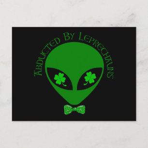 Carte Postale Enlevé Par Un Alien Leprechauns