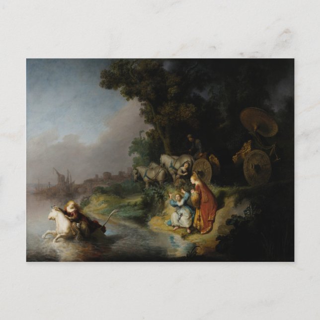 Carte Postale Enlèvement d'Europa par Rembrandt (Devant)