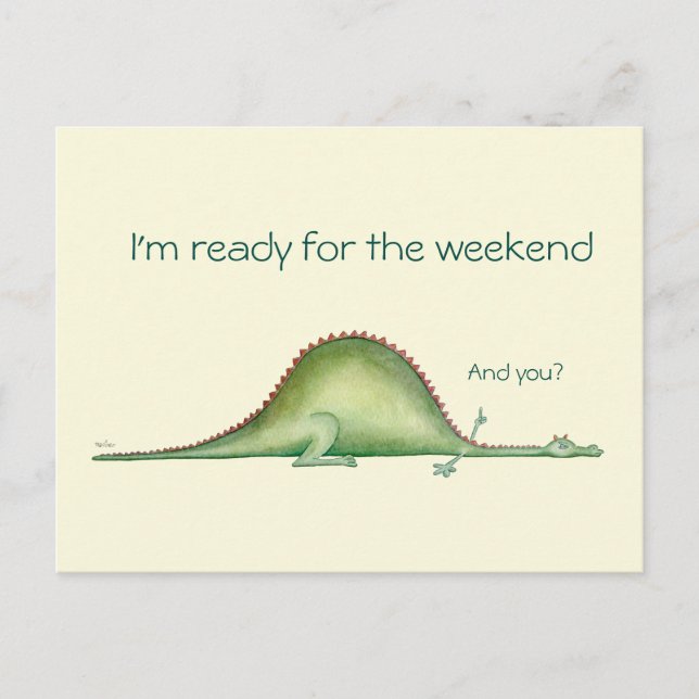 Carte Postale Enormous Dragon Resting Fantasy Illustration card (Devant)