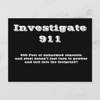 Carte Postale Enquête 911