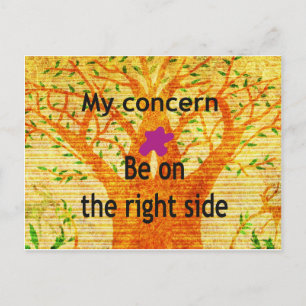 Carte Postale Enraciné dans la droiture Baobab perspective Vinta