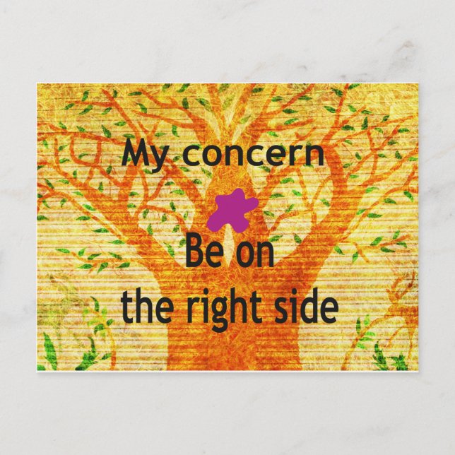 Carte Postale Enraciné dans la droiture Baobab perspective Vinta (Devant)