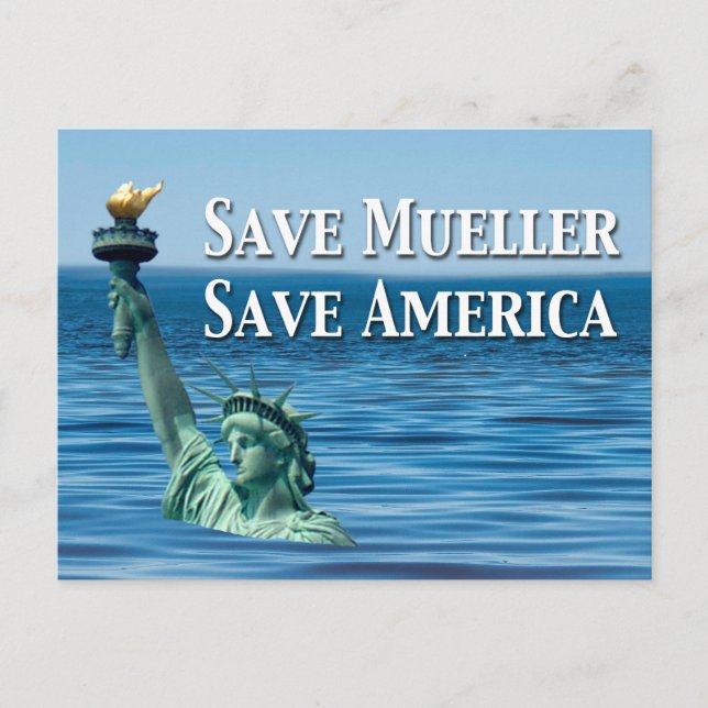 Carte Postale Enregistrer Mueller Sauver l'Amérique (Devant)
