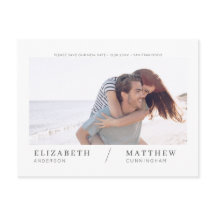 Enregistrer Notre Nouvelle Date Simple Chic Mariag