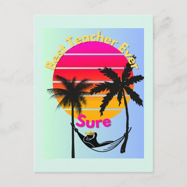 Carte Postale Enseignant de l'année : Certain (Devant)