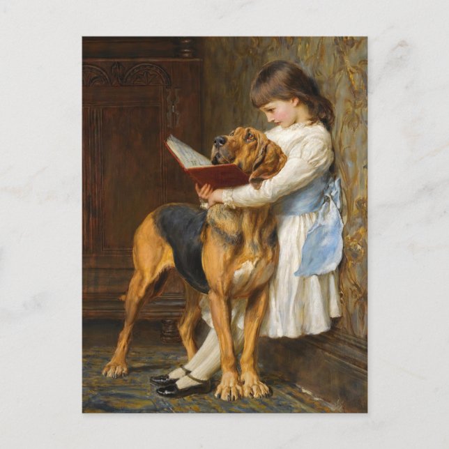 Carte Postale Enseignement obligatoire | Briton Riviere (Devant)