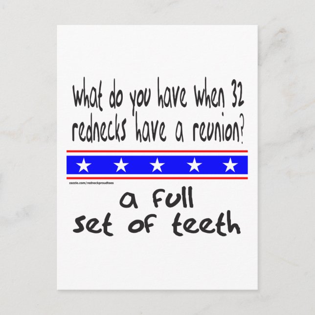 CARTE POSTALE ENSEMBLE COMPLET DE T-SHIRTS ET DE CADEAUX DE DENT (Devant)