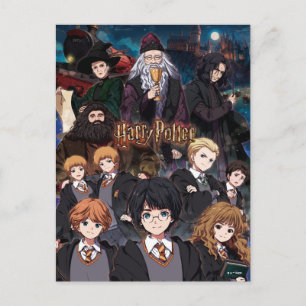 Carte Postale Ensemble de la scène HARRY POTTER™ Anime