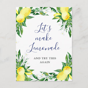 Carte Postale Enterrement de Vie de Jeune Fille Changer la Date 