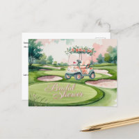 Enterrement de vie de jeune fille Golf avec voitur