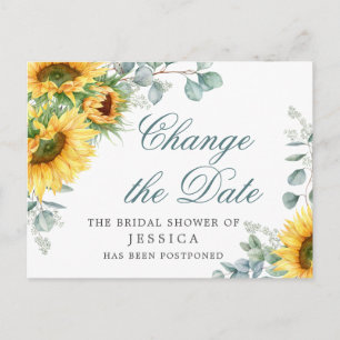 Carte Postale Enterrement de vie de jeune fille Sunflowers Chang