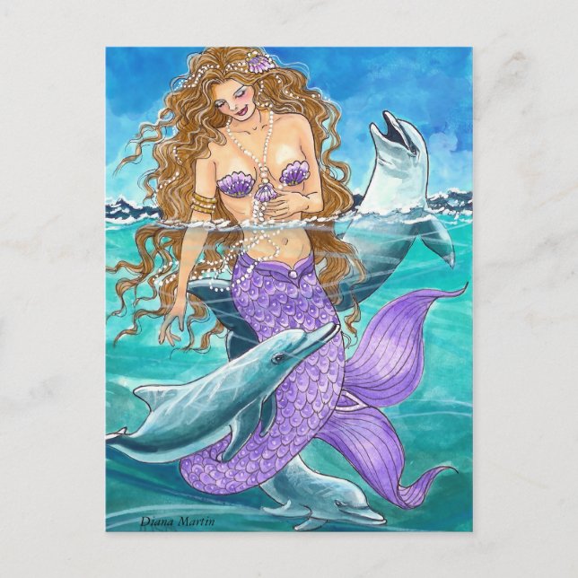 Carte Postale ENTOURÉE PAR JOY de Diana Martin (Devant)