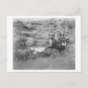 Carte Postale Entraînement portant des hommes, des femmes et des