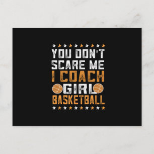 Carte Postale Entraîneur De Basketball Pour Filles   Amateur de 