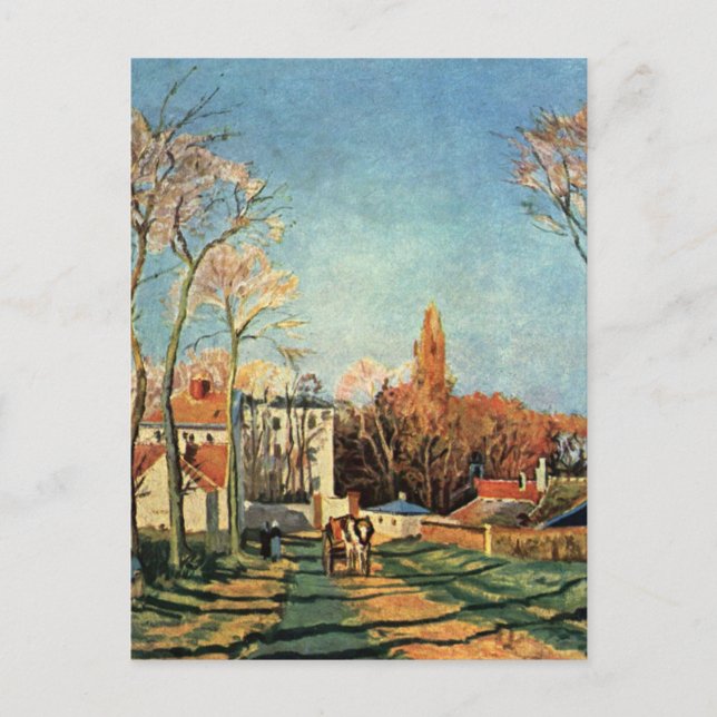Carte Postale Entrée Camille Pissarro Village des Voisins (Devant)