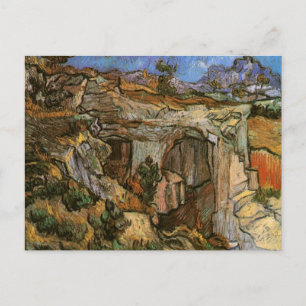 Carte Postale Entrée, Carrière près de Saint-Rémy, Vincent Van G