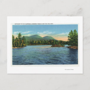 Carte Postale Entrée étroite, langue et cinq milles