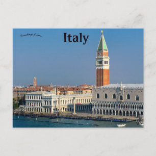 Carte Postale Entrée Piazza San Marco Italie
