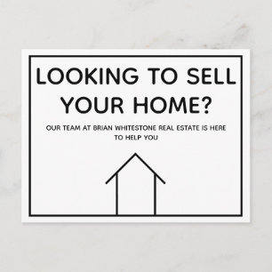 Carte Postale Entreprise immobilière personnalisée Marketing min