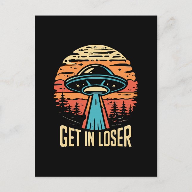 Carte Postale Entrer dans perdant (Devant)