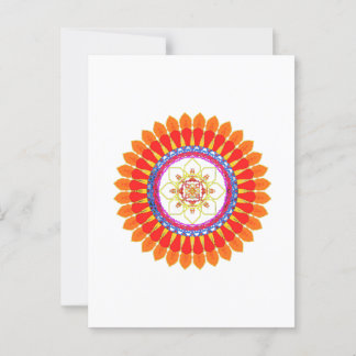 Carte Postale Enveloppe Boho élégante