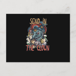 Carte Postale Envoyer dans le clown
