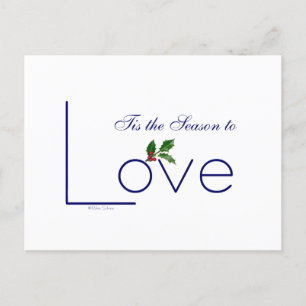 Carte Postale Envoyez le message ... C'est la Saison de l'Amour 