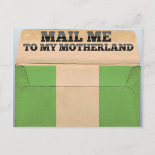Carte Postale Envoyez-moi un courrier au Nigeria